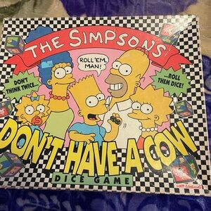The Simpsons Don't Have a Cow Dice Game